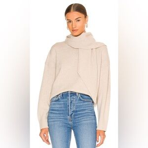 Brochu Walker Rhea Pullover Scarf Neck Sweater Sz xs